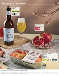 Volantino Esselunga Pagina 6: SPECIALITÀ DI STAGIONE BLANCHE DE NAMUR 75 cl PREZZI CORTI B €2,99 (€ 3,99 al litro) ERANCE
