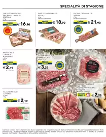 Volantino Esselunga Pagina 9: Mortadella classica Rovagnati €2,19, Pancetta affumicata Recla €18,90