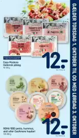 REMA 1000 tilbudsavis uge 40 Side 23: Rema 1000 pesto, hummus, aioli eller casamore haydari €12,00
