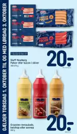 REMA 1000 tilbudsavis uge 40 Side 24: Graasten remoulade ketchup eller sennep €20,00