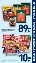 REMA 1000 tilbudsavis uge 40 Side 27: Smarties, Nestlé eller Fazer bar €10,00