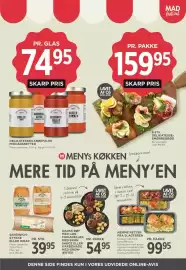 MENY tilbudsavis uge 39 Side 20: Bøf med løg, frikadeller med brun sauce eller karbonade med grønærter €54,95