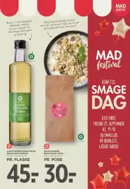 MENY tilbudsavis uge 39 Side 5: Aarstiderne økologisk müsli €30,00, Aarstiderne økologisk æblecider eddike €45,00