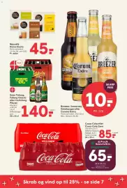 SPAR tilbudsavis uge 39 Side 20: Breezer €10,00, Tuborg Grøn, Tuborg Classic eller Carlsberg Pilsner €140,00