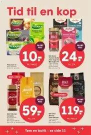 SPAR tilbudsavis uge 39 Side 21: Merrild eller Lavazza €59,00, Pickwick Te €10,00