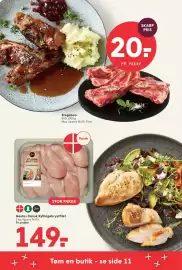 SPAR tilbudsavis uge 39 Side 3: Gestus Kyllingebrystfilet €149,00, Stegeben €20,00