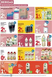 Folheto E.Leclerc semana 39 Página 20: Água com gás carvalhelhos €2,89, Água com gás sabores ananás limão €1,58