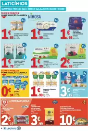 Folheto E.Leclerc semana 39 Página 8: Iogurte líquido activia cereais €1,99, Iogurte líquido actimel €3,19