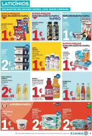 Folheto E.Leclerc semana 39 Página 9: Iogurte suissinho yoco morango €1,99, Iogurte líquido proteico mango yo pro €1,94