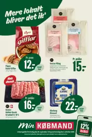 Min Købmand tilbudsavis uge 39 Side 1: Gestus Hakket €16,00, Gestus Pålæg €15,00