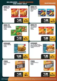 Bestway leaflet week 39 Page 17: Birds Eye green cuisine veggie fingers €1,49, Kershaws chicken dinner €1,95