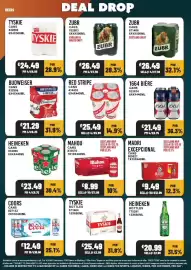 Bestway leaflet week 39 Page 2: Madri exceptional €9,49, Heineken cans €23,49