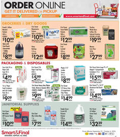 Smart & Final weekly ad Page 2: First Street 10" Heavy Duty 3-Compartment Fiber Plates €14,99