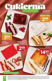 Stokrotka gazetka tydzień 39 Strona 25: Sernik €14,90, Ciasto Truskawkowe z Galaretką €2,99
