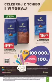 Stokrotka gazetka tydzień 39 Strona 26: Kawa Ziarnista Tchibo Exclusive €49,98, Kawa Mielona Tchibo Exclusive €16,99