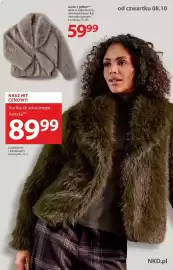NKD gazetka Strona 5: NASZ HIT CENOWY: kurtka ze sztucznego futerka** 8999 z zapięciem i kieszeniami bocznymi / S-L sweter z