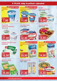 PLUS JIP leták Strana 2: Madeta jihočeské lipno €32,90, Chocenske tradiční pomazánkové €27,90