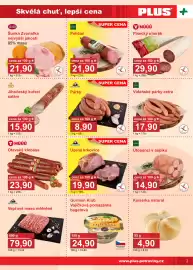 PLUS JIP leták Strana 3: Nestlé Párky €8,90, Gurmán Klub Vajíčková pomazánka bagetová €24,90