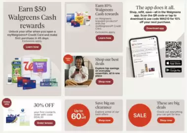 Walgreens weekly ad week 40 Page 3: Total Contacts, Walgreens branded products