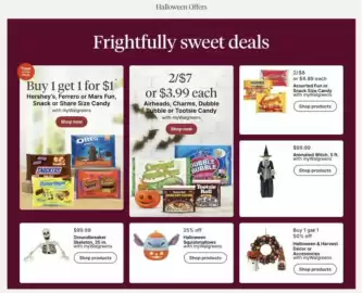 Walgreens weekly ad week 40 Page 4: Animated Witch, 5 ft. with myWalgreens €99,99