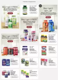 Walgreens weekly ad week 40 Page 7: Schiff Move Free Vitamins and Supplements €19,99, Qunol Vitamins and Supplements