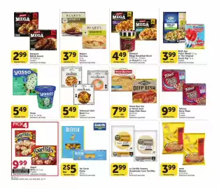 Albertsons weekly ad Page 12: Yasso frozen greek yogurt €5,49, Home Run Inn or Gino's East Deep Dish Pizza €7,99