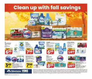 Albertsons weekly ad Page 13: Quilted Northern Bath Tissue €7,99, Snuggle fabric conditioner €6,99