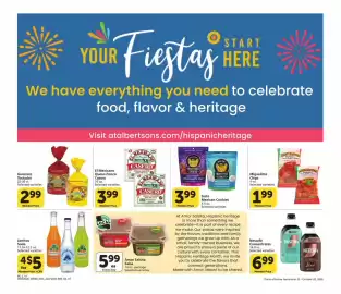 Albertsons weekly ad Page 2: El Mexicano Casero €3,99, Siete Mexican Cookies €3,99