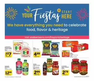 Albertsons weekly ad Page 3: Siete tortilla chips €4,99, La Banderita burrito grande or flour tortilla ricas €7,00