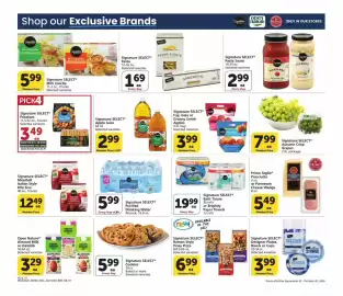 Albertsons weekly ad Page 8: Signature Select Bath Tissue or Brightly Paper Towels €19,99, Signature Select Potatoes €3,79