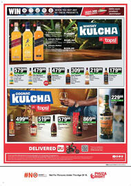 Spar Tops catalogue Page 4: Jack Daniel's Old No. 7 Tennessee Whiskey €309,99, Jameson Select Reserve Irish Whiskey €479,99
