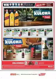 Spar Tops catalogue Page 4: Jack Daniel's Old No. 7 Tennessee Whiskey €309,99, Jameson Select Reserve Irish Whiskey €479,99