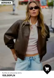 Bershka gazetka tydzień 39 Strona 8: Kurtka ze sztucznej skóry Bershka €159,00