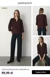 Greenpoint gazetka Strona 2: Czekoladowa bluzka z rękawem 3/4 Greenpoint €99,99