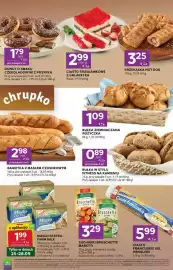 Stokrotka Express gazetka tydzień 39 Strona 2: Przekąska hot dog €3,25, Donut o smaku czekoladowym z posypką €1,79