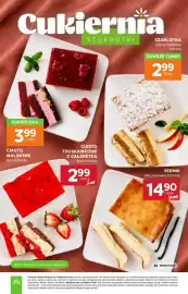 Stokrotka Market gazetka tydzień 39 Strona 18: Sernik Janczewscy €14,90, Ciasto truskawkowe z galaretką Bizon €2,99