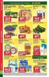 Stokrotka Market gazetka tydzień 39 Strona 2: Cukier biały kryształ €0,99, Masło ekstra Farm Milk €1,99