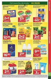 Stokrotka Market gazetka tydzień 39 Strona 3: Mięso w galarecie bez E kurczak Drosed €3,49, Mleko polskie Mlekovita 2% €2,99