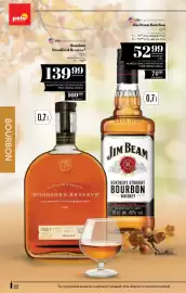 Polomarket gazetka | Alkohole Strona 22: Jim Beam Bourbon €52,99, Bourbon Woodford Reserve €139,99