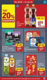 ALDI folder week 40 Pagina 15: Biscotto Mini-Sandwichbiscuits €1,49, Dropmakers Natuurlijk Snoepgoed €1,99