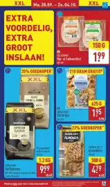 ALDI folder week 40 Pagina 23: Barissimo Koffiebonen €9,99, Güldenhof Kip- of Kalkoenfilet €1,99