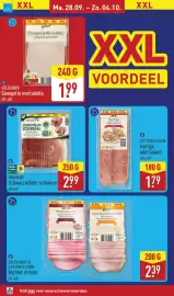 ALDI folder week 40 Pagina 24: Güldenhof Gevogelte Mortadella €1,99, Gut Drei Eichen Hartige Edelsalami €1,79