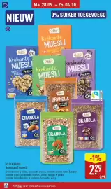 ALDI folder week 40 Pagina 34: Golden Bridge Granola of muesli €2,29