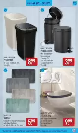 ALDI folder week 40 Pagina 39: Home Creation Pedaalemmer €3,99, NOVITESSE Badmat €5,99
