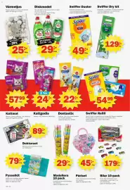 Pekås reklamblad vecka 40 Sida 10: Yes diskmedel €29,00, Whiskas €57,99