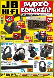 JB Hi-Fi catalogue week 39 Page 52: Sennheiser Momentum True Wireless 5 €499,00, Bose Ultra Open Earbuds 2nd Gen €449,00