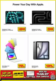 JB Hi-Fi catalogue week 39 Page 20: IPad (A16) 11-inch €747,00, IPad Air 11-inch €1.249,00