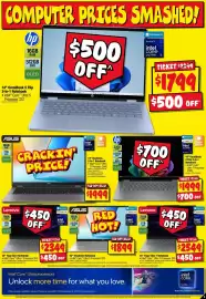 JB Hi-Fi catalogue week 39 Page 3: Hp 14" OmniBook X Flip 2-in-1 Notebook €1.999,00, Lenovo 14" Yoga Slim Notebook €2.344,00