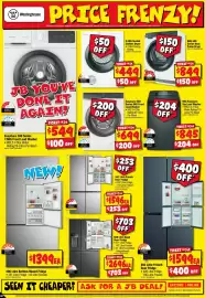 JB Hi-Fi catalogue week 39 Page 32: EasyCare 500 Series 9KG Front Load Washer €699,00, 9KG EasyCare Top Load Washer €845,00