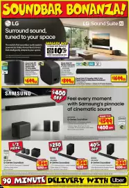 JB Hi-Fi catalogue week 39 Page 38: B-Series Soundbar €249,00, B-Series Soundbar €344,00
